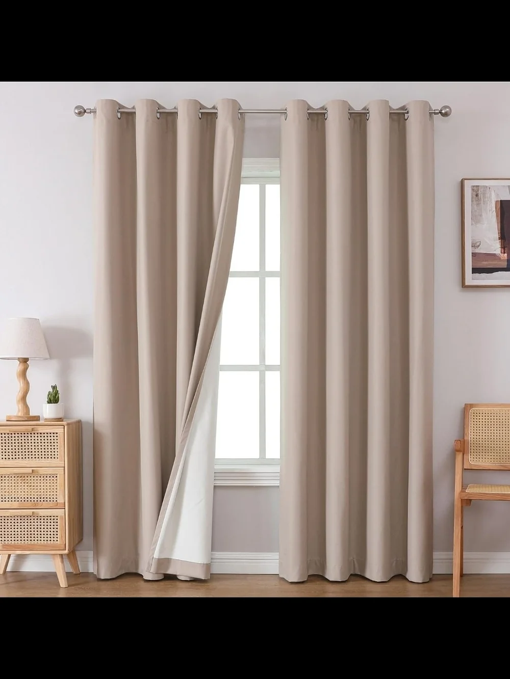 Airwill Grommet Blackout Curtains, Thermal Insulated - 52